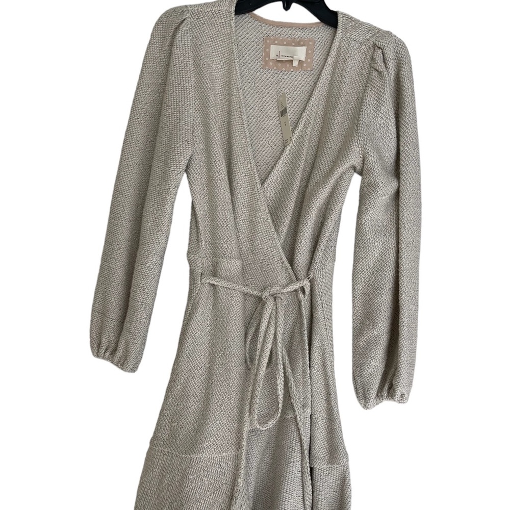 Anthropologie Wrap Sweater dress!